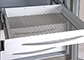 Pull-out aluminum drawer without dividers for models 700-1500-3