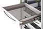 Pull-out aluminum drawer without dividers for models 700-1500-4