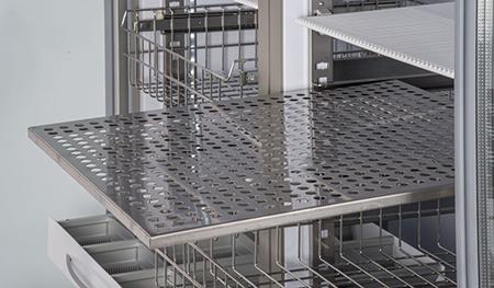 Perforated stainless steel shelf for models 700-1500-1